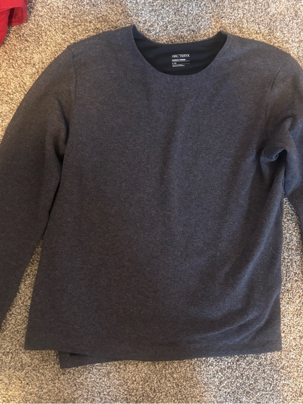 Arc'teryx Women's Crewneck Top - Heather Charcoal